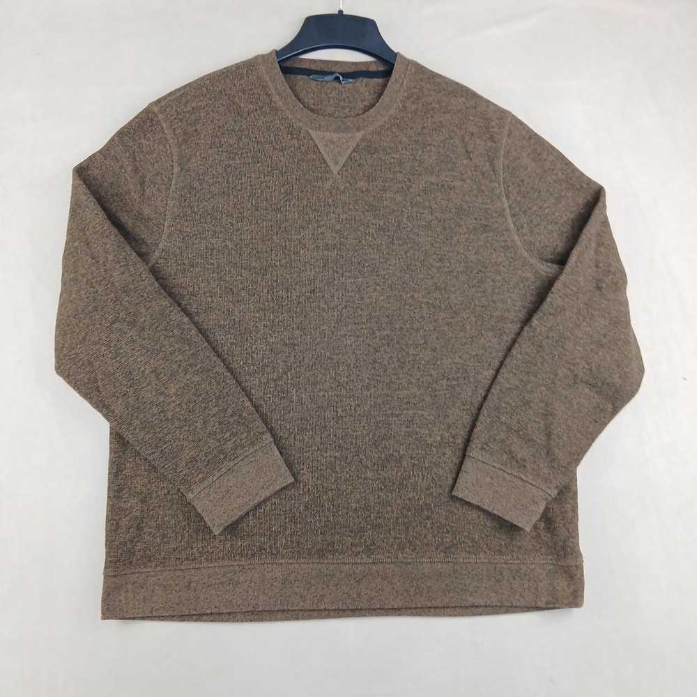 Members Mark XXL Mens Sweater Comfort Soft Brown 24x27 **Fits XL **